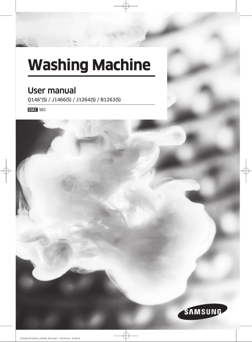 Page n°1 - Manuel utilisateur Samsung Q1467SUU