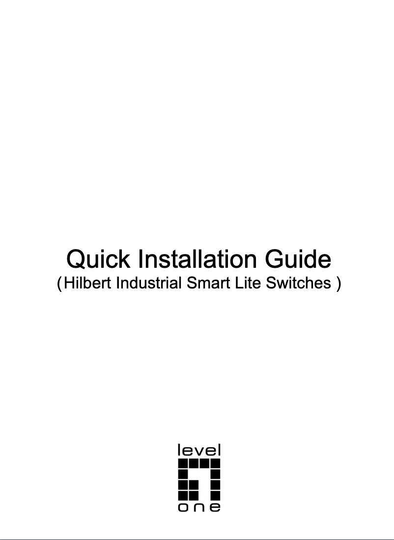Page 1 de la notice Fiche technique LevelOne IGS-2106