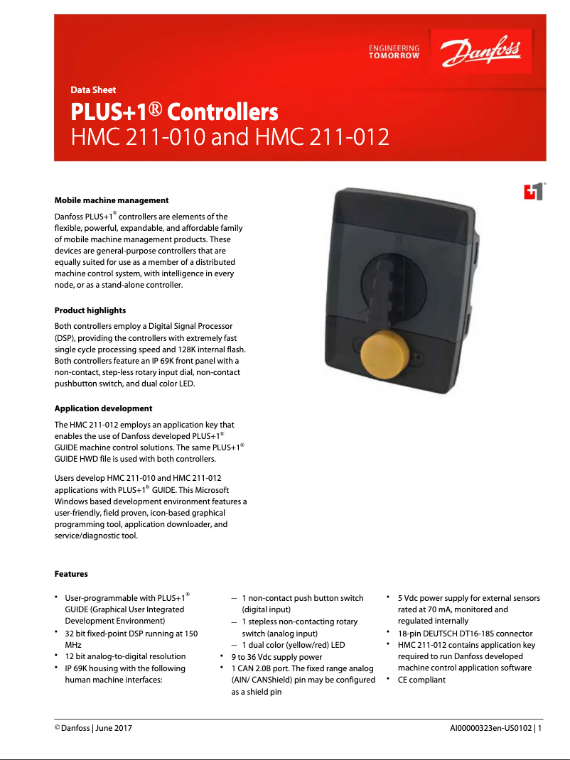Image de la première page du manuel de l'appareil HMC-211