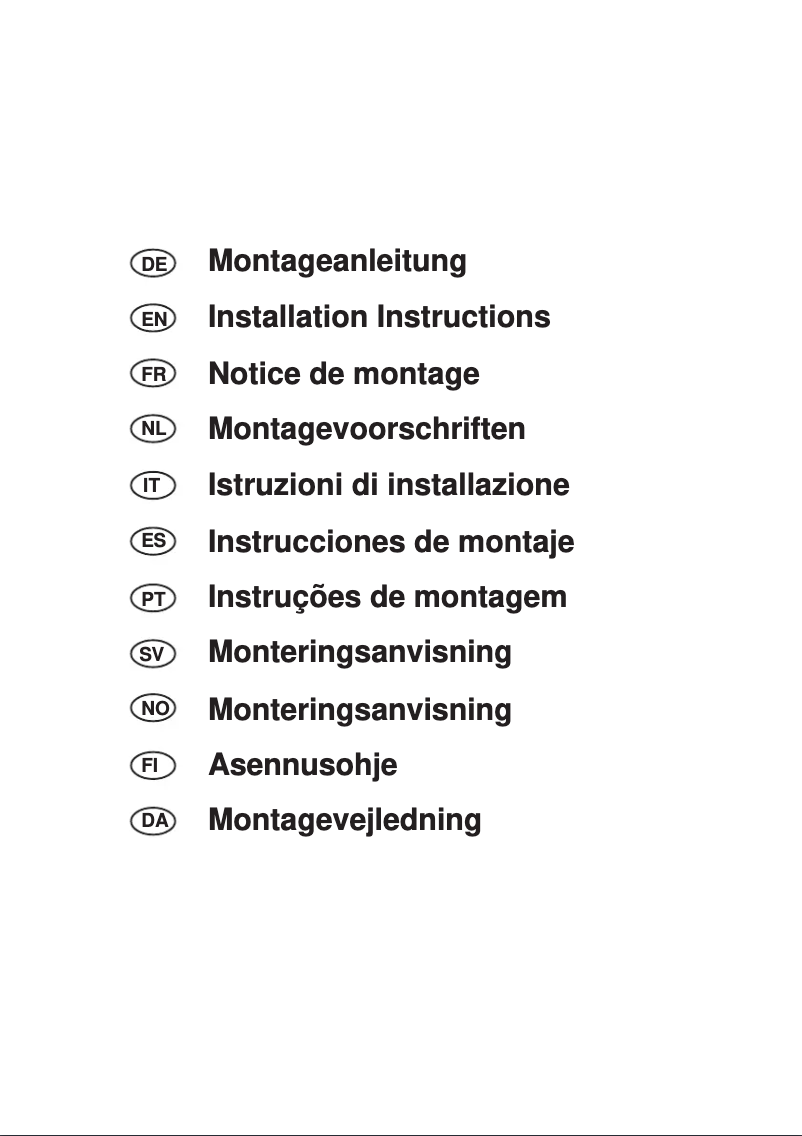 Page 1 de la notice Guide d'installation Siemens LC956KA60