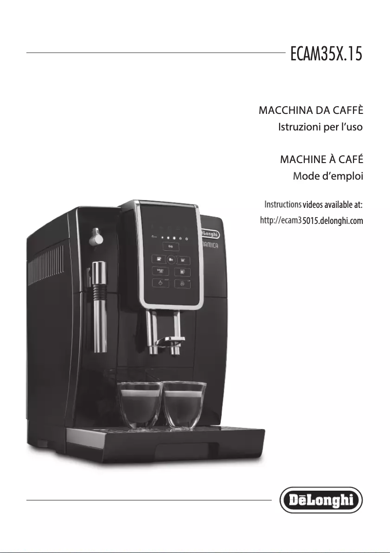 Page n°1 - Manuel utilisateur DeLonghi Dinamica FEB3515.B