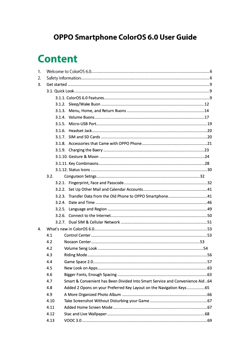 Page 1 de la notice Manuel utilisateur Oppo F15