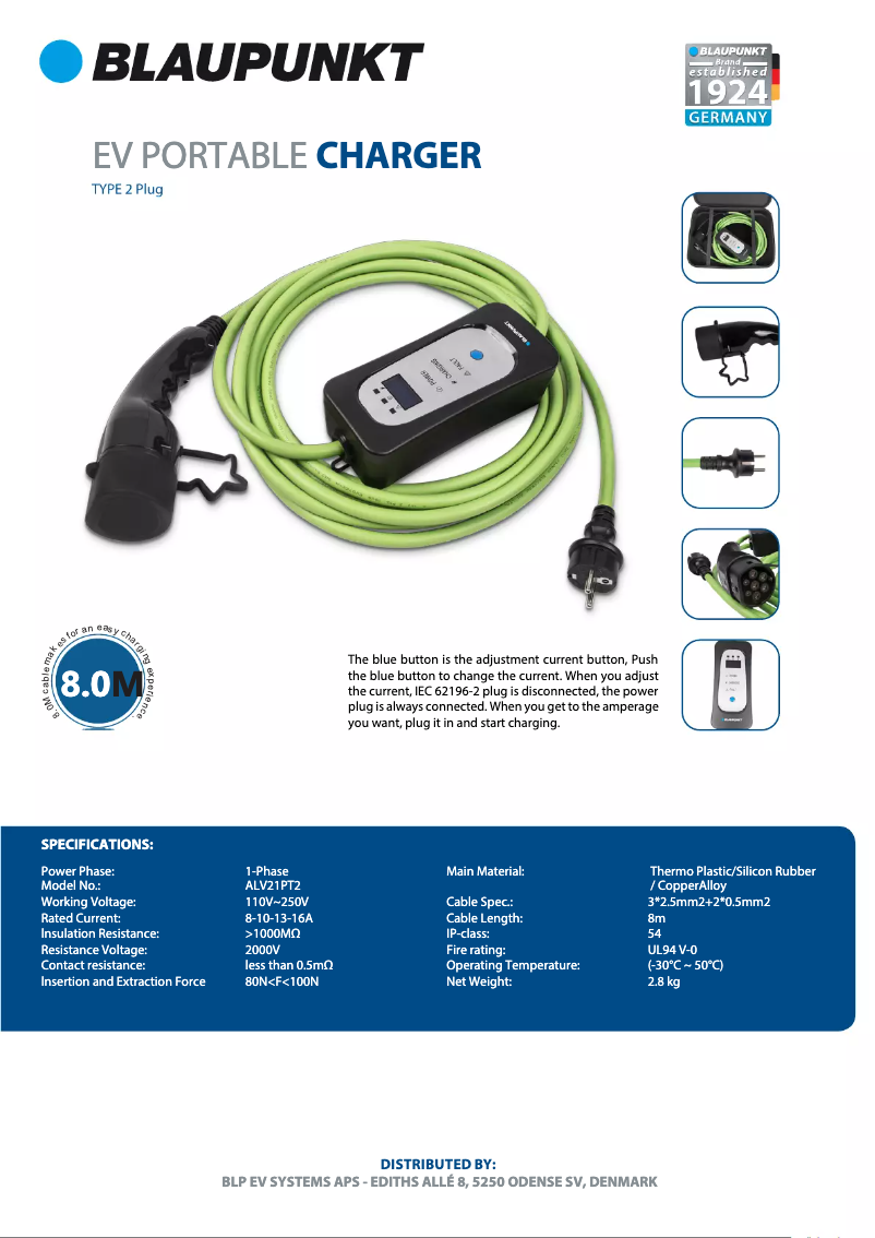 Image de la première page du manuel de l'appareil ALV21PT2