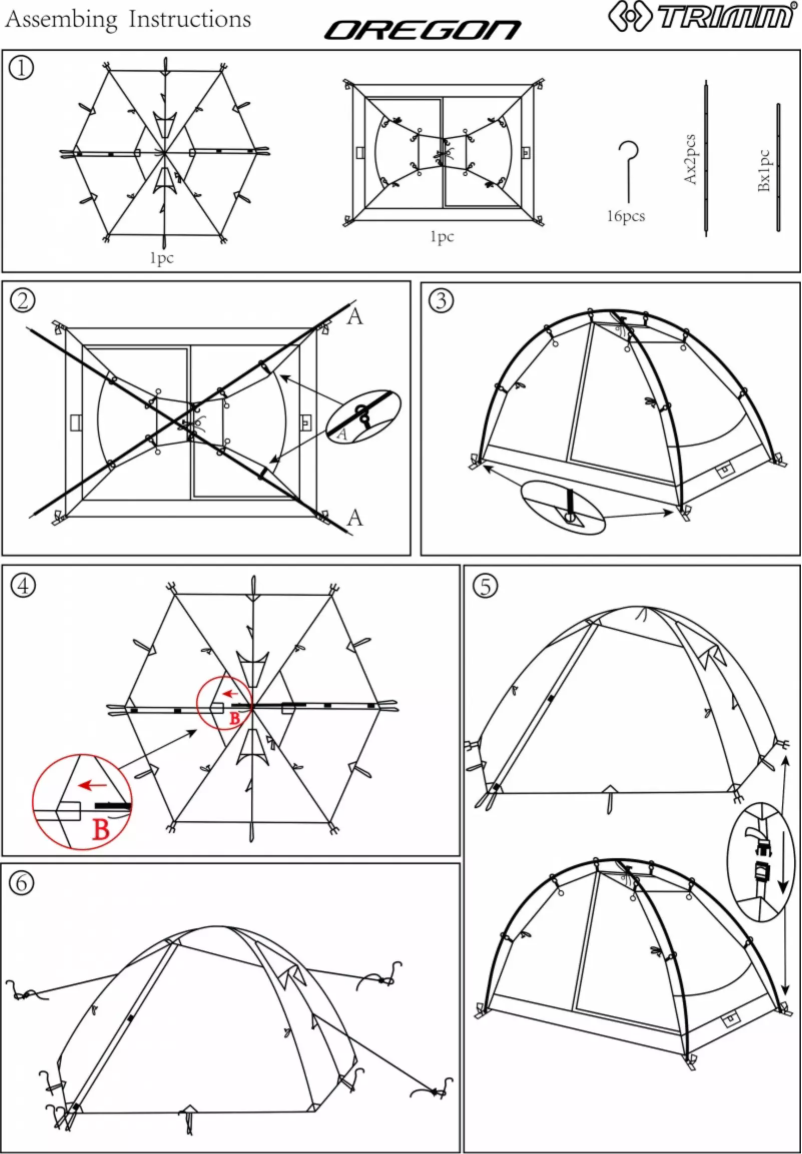 Página 1 del manual Manual de usuario Trimm Oregon