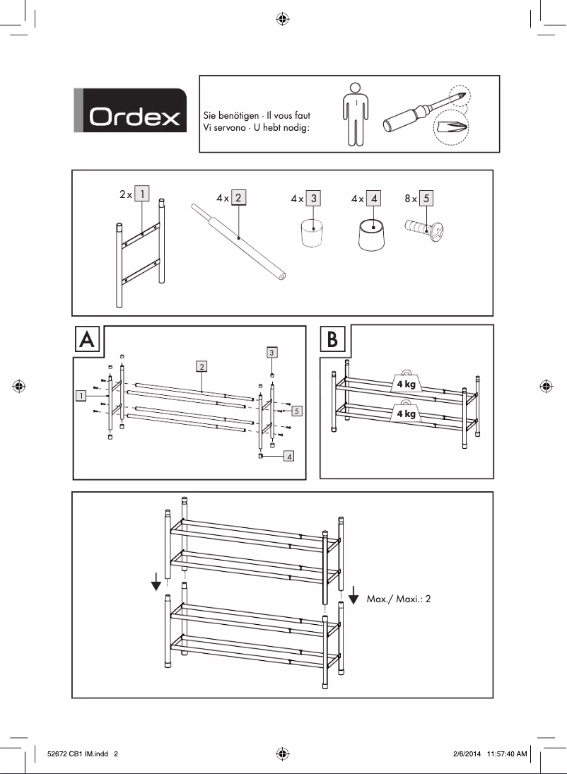 Image de la première page du manuel de l'appareil IAN 52672