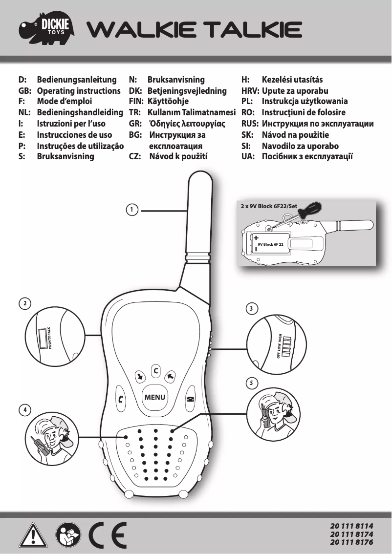 Image de la première page du manuel de l'appareil Easy Call