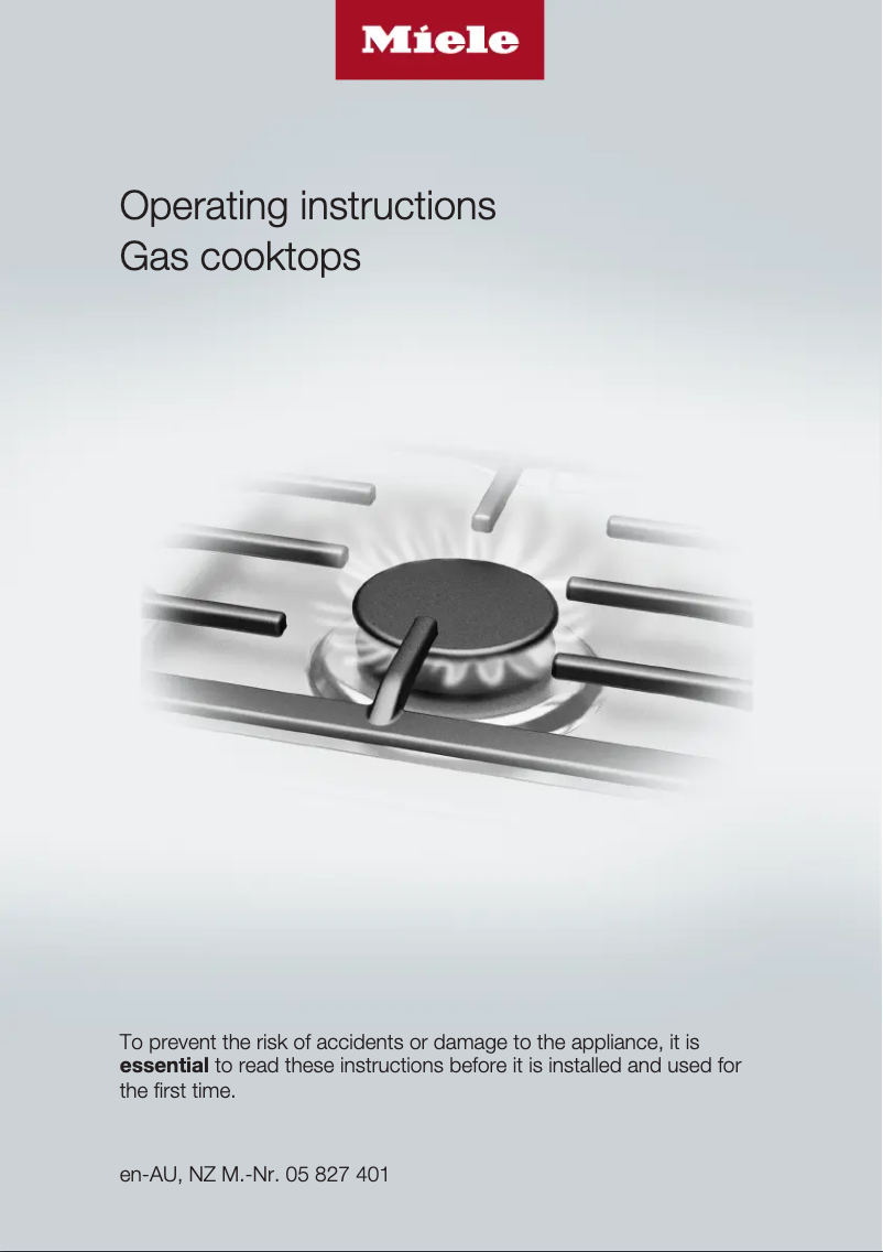 Page 1 de la notice Manuel utilisateur Miele KM 362