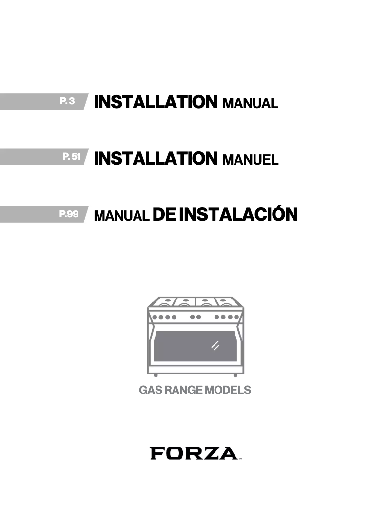 Page n°1 - Manuel utilisateur Forza FR366GN