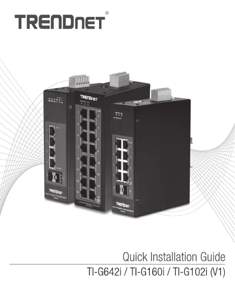 Image de la première page du manuel de l'appareil TI-G160i