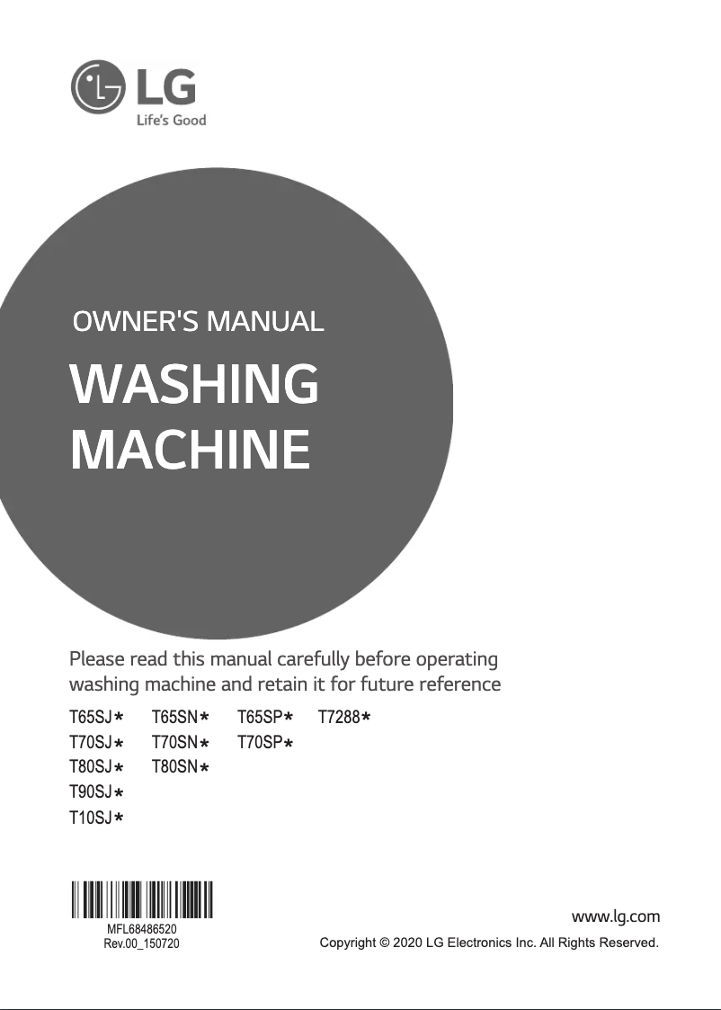 Página 1 del manual Manual de usuario LG T65SPSF2Z