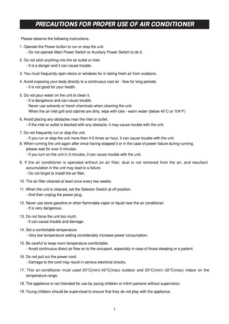 Image de la première page du manuel de l'appareil DWB-121