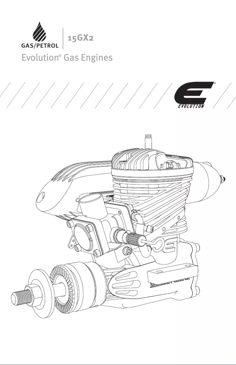 Image de la première page du manuel de l'appareil EVOE15GX2