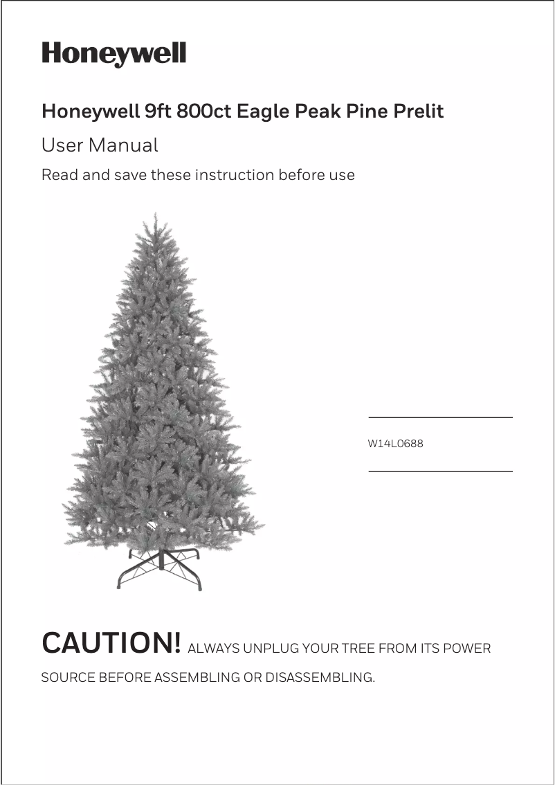 Image de la première page du manuel de l'appareil W14L0688