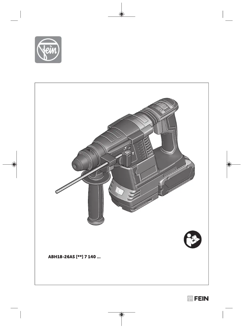 Page 1 de la notice Manuel utilisateur Fein ABH18-26AS