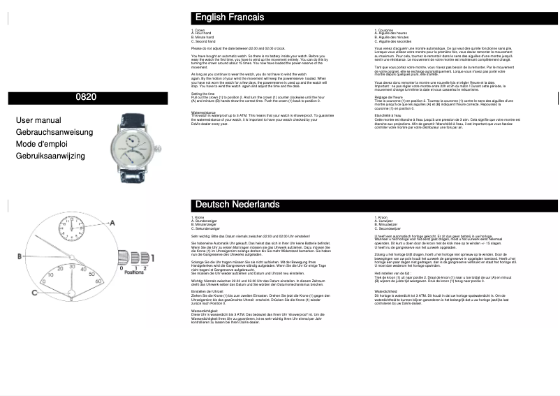 Página 1 del manual Manual de usuario Davis 0820