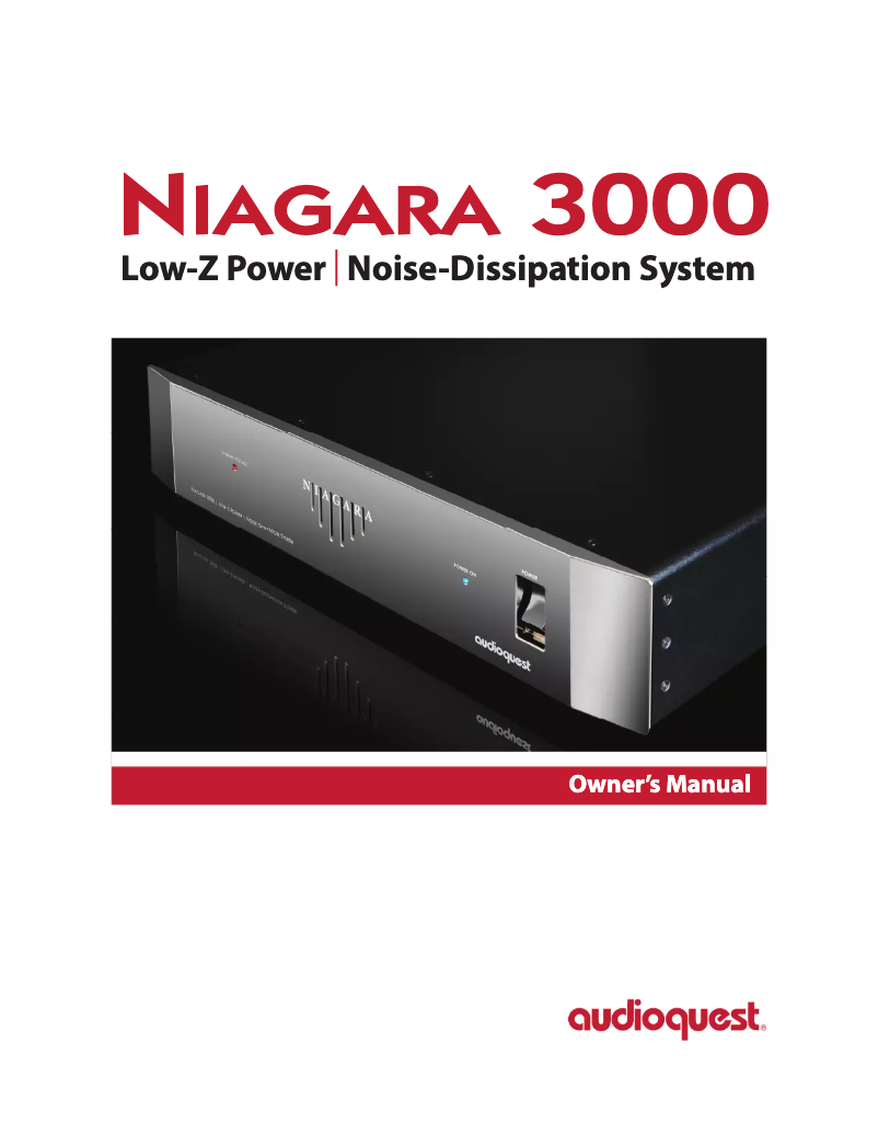 Imagen de la primera página del manual del dispositivo Niagara 3000