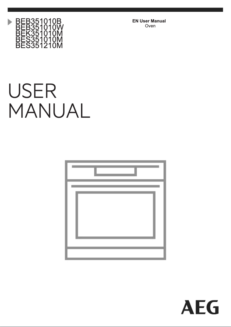 Page 1 de la notice Manuel utilisateur AEG BES351010M