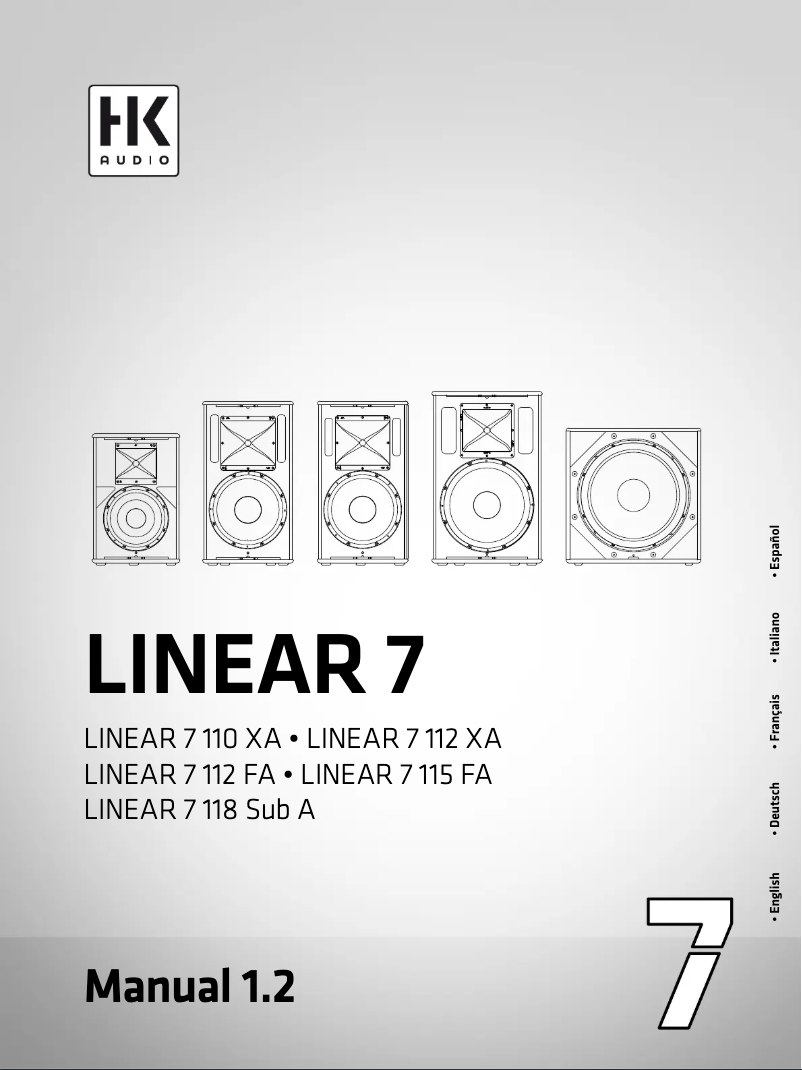 Imagen de la primera página del manual del dispositivo LINEAR 7 112 XA