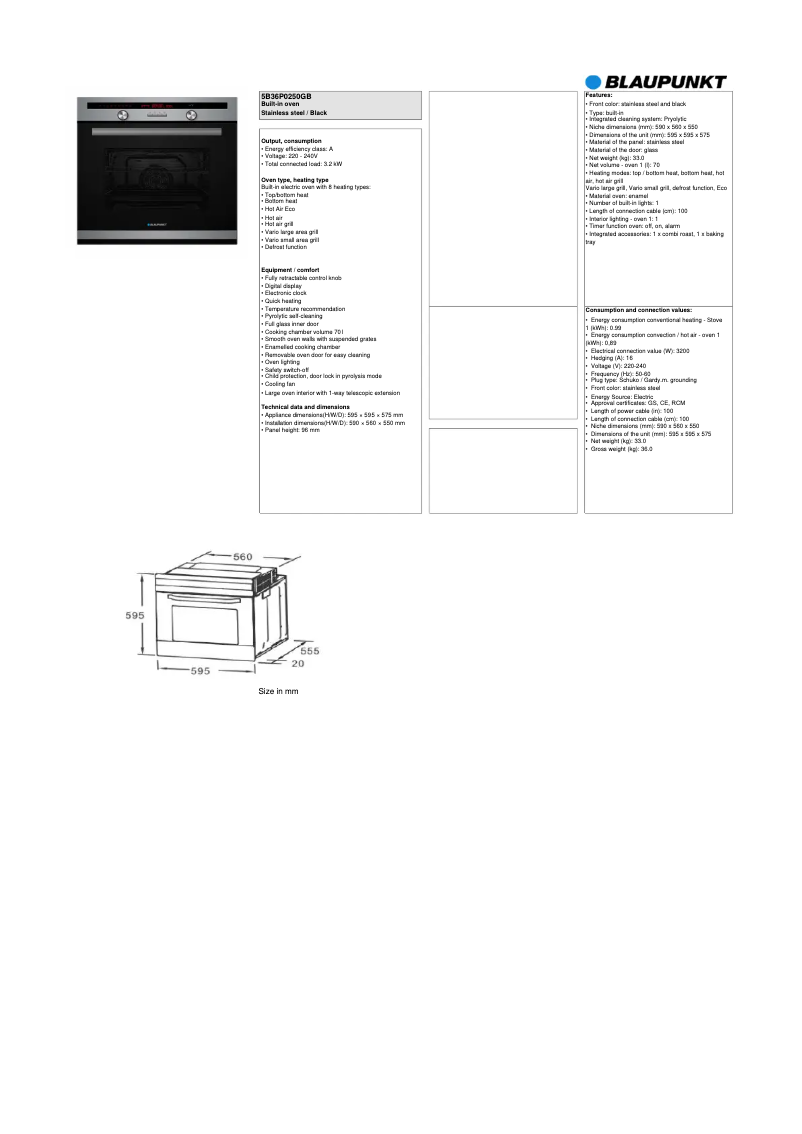 Image de la première page du manuel de l'appareil 5B36P0250AU