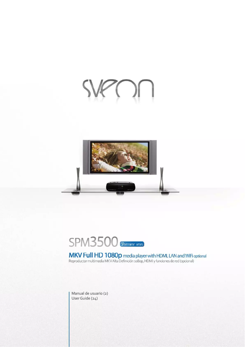 Page n°1 - Manuel utilisateur Sveon SPM3500