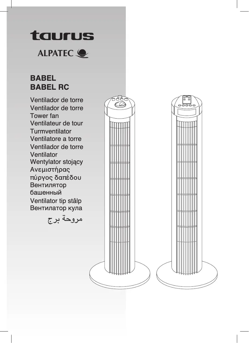 Página 1 del manual Manual de usuario Taurus Babel RC