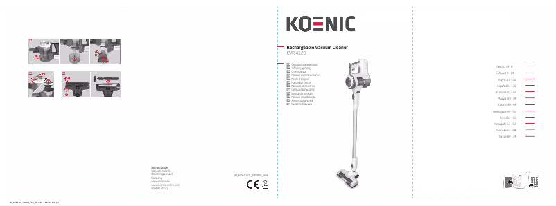 Image de la première page du manuel de l'appareil KVR 4120