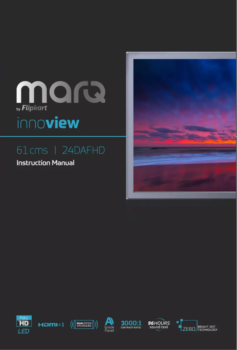 Page 1 de la notice Manuel utilisateur Marq 24DAFHD