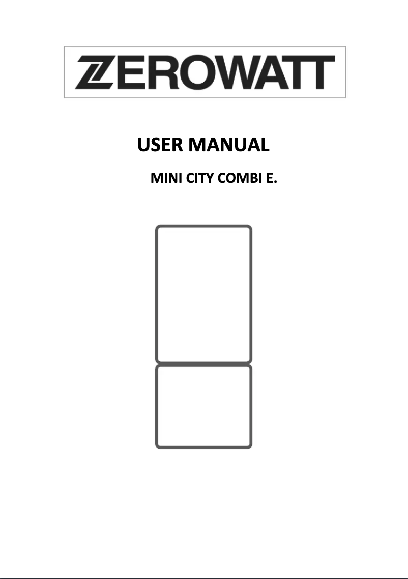 Page n°1 - Manuel utilisateur Candy ZMCL 5142W