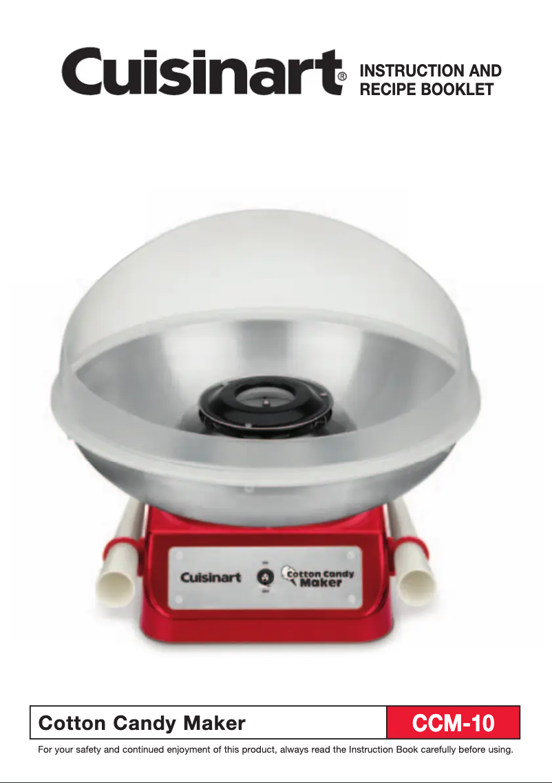 Page 1 de la notice Manuel utilisateur Cuisinart CCM-10
