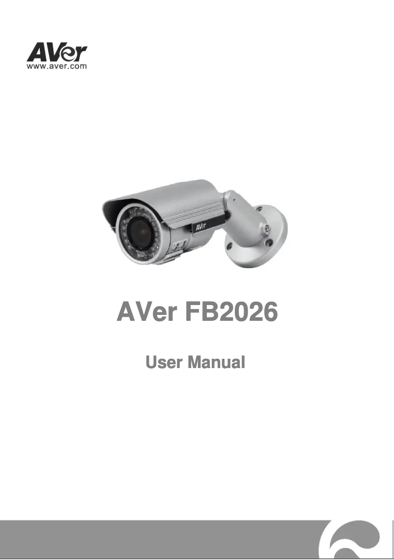 Page 1 de la notice Manuel utilisateur AVer FB2026