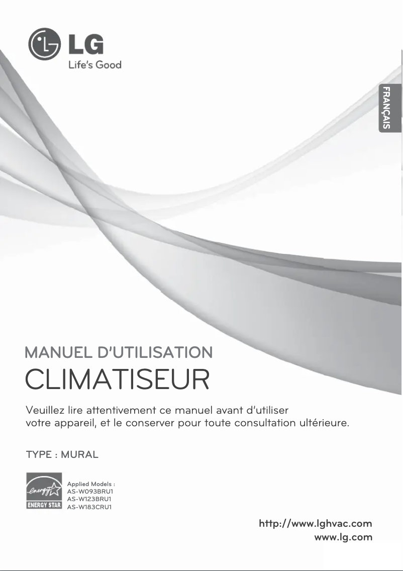Page 1 de la notice Manuel utilisateur LG LAN240HSV