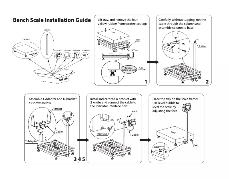 Page n°1 - Manuel utilisateur Optima Scale OP-915