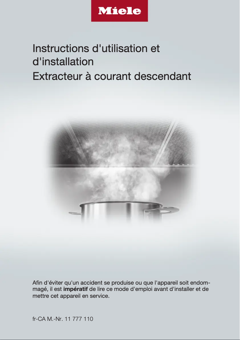 Image de la première page du manuel de l'appareil DA 6881