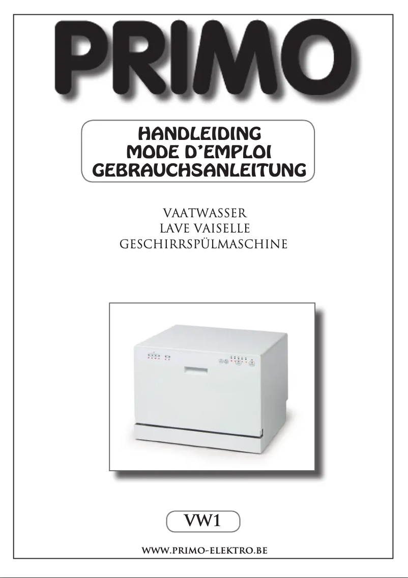 Página 1 del manual Manual de usuario Primo VW1