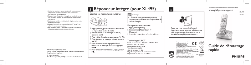 Imagen de la primera página del manual del dispositivo XL4901DS