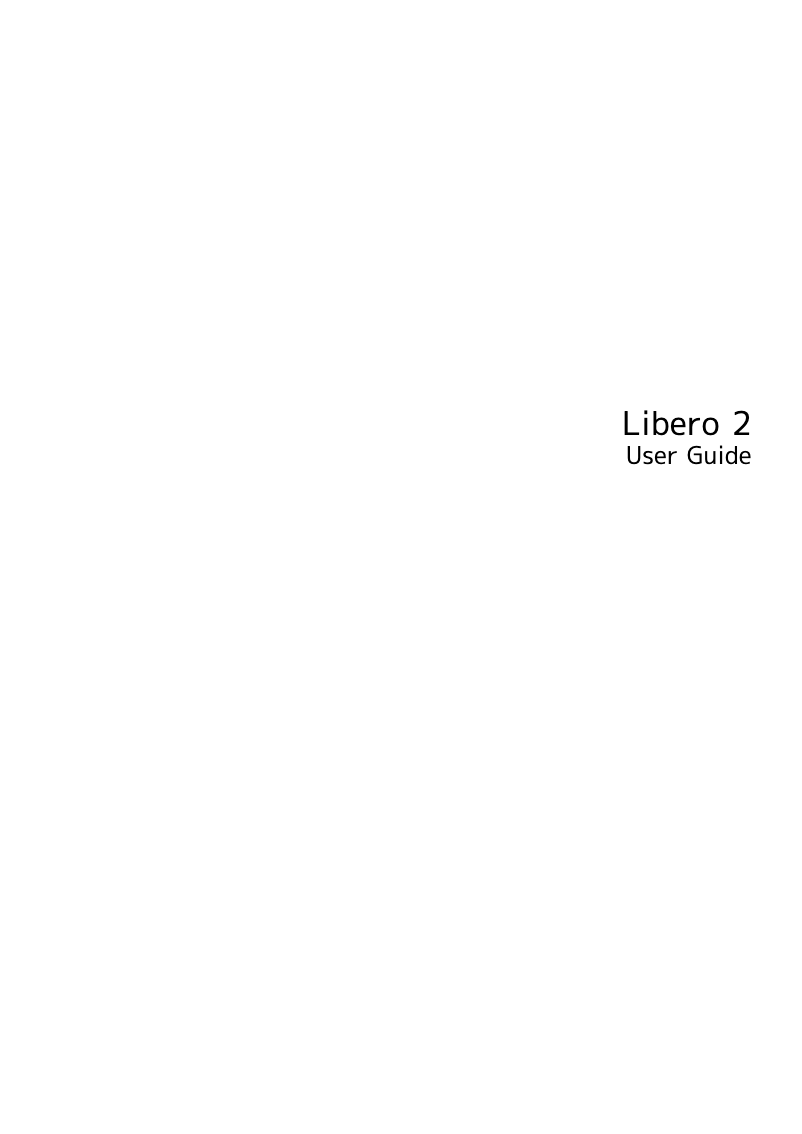 Page n°1 - Manuel utilisateur ZTE Libero 2