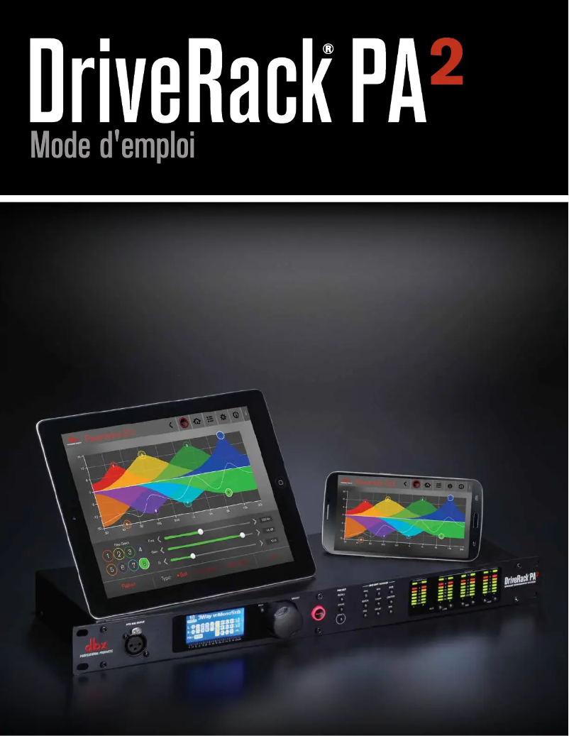 Page n°1 - Manuel utilisateur DBX DriveRack PA2