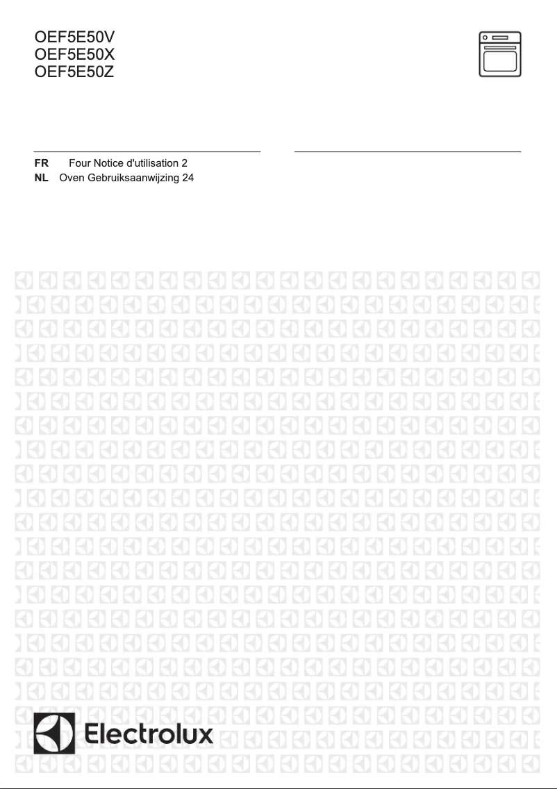 Page n°1 - Manuel utilisateur Electrolux OEF5E50X
