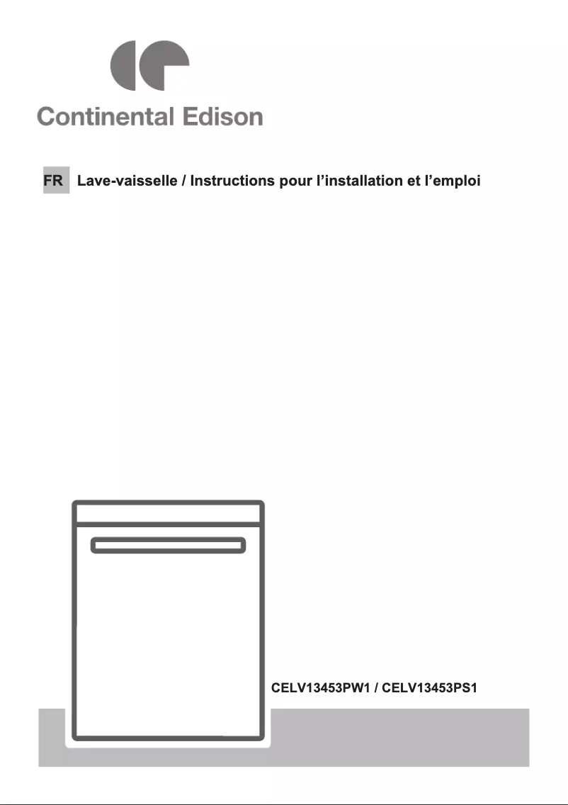 Image de la première page du manuel de l'appareil CELV13453PS1