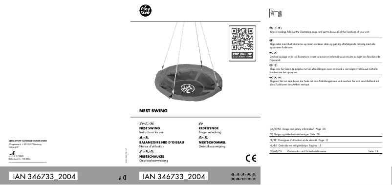 Page 1 de la notice Manuel utilisateur Playtive IAN 346733