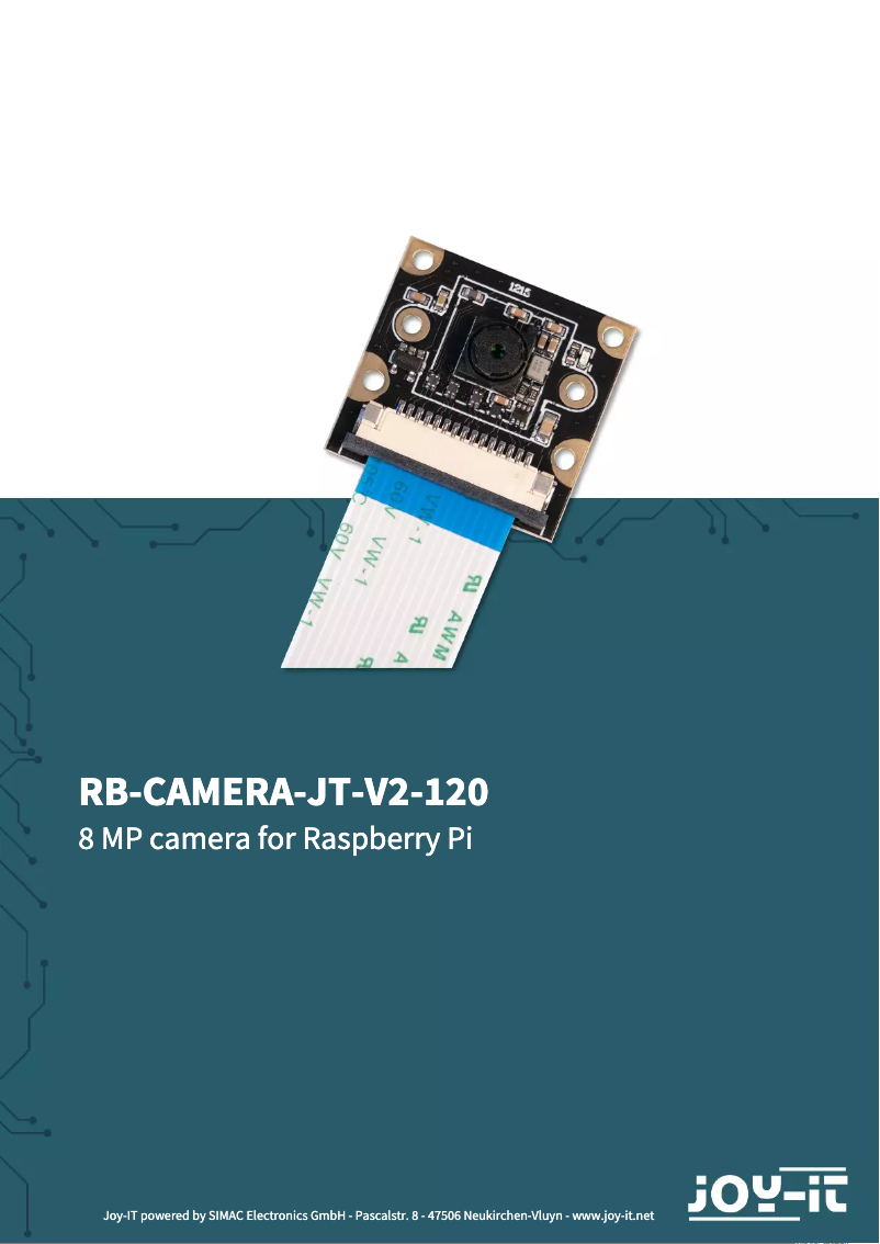 Image de la première page du manuel de l'appareil RB-CAMERA-JT-V2-120