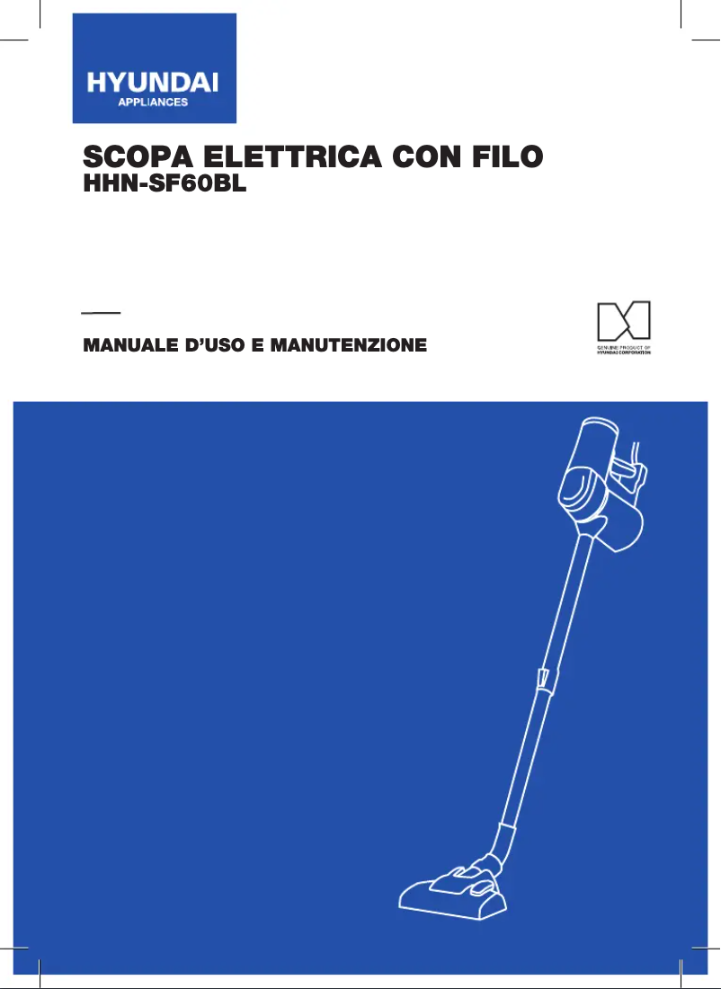 Page 1 de la notice Manuel utilisateur Hyundai HHN-SF60BL
