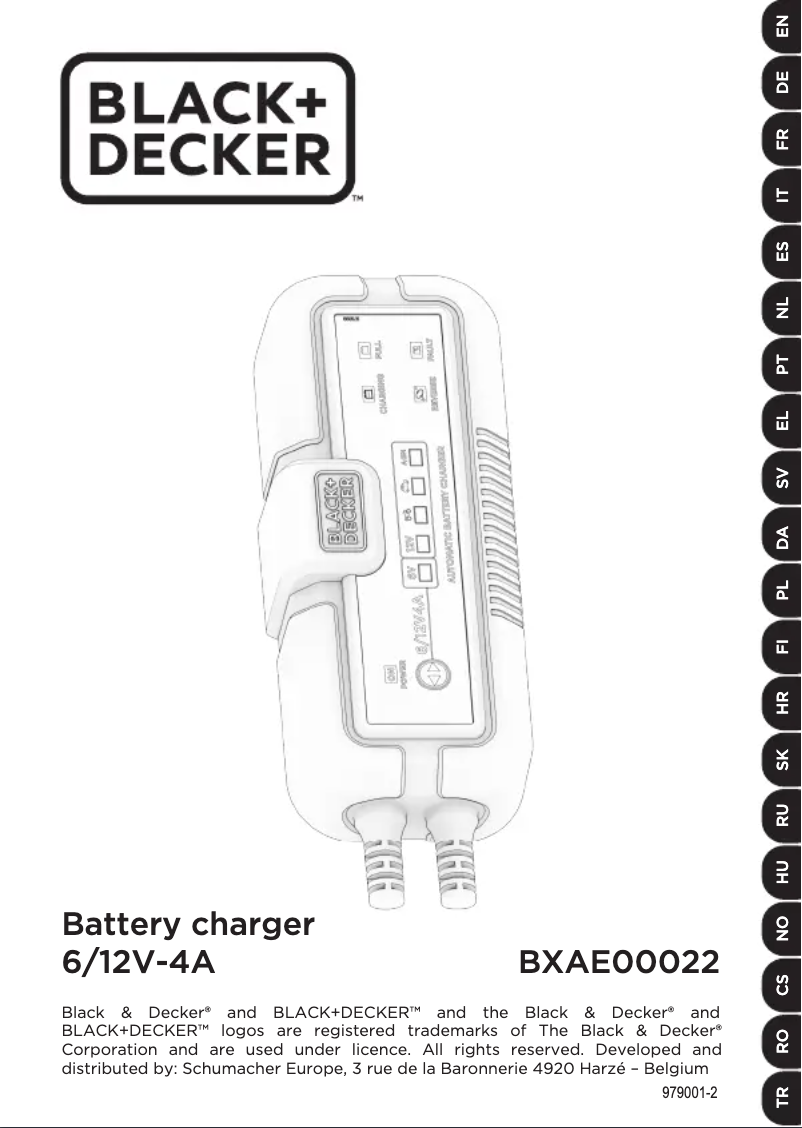 Page n°1 - Manuel utilisateur Black & Decker BXAE00022