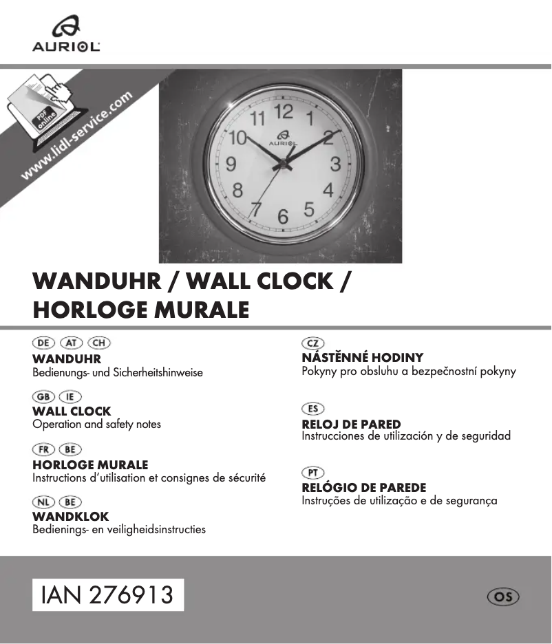 Página 1 del manual Manual de usuario Auriol IAN 276913