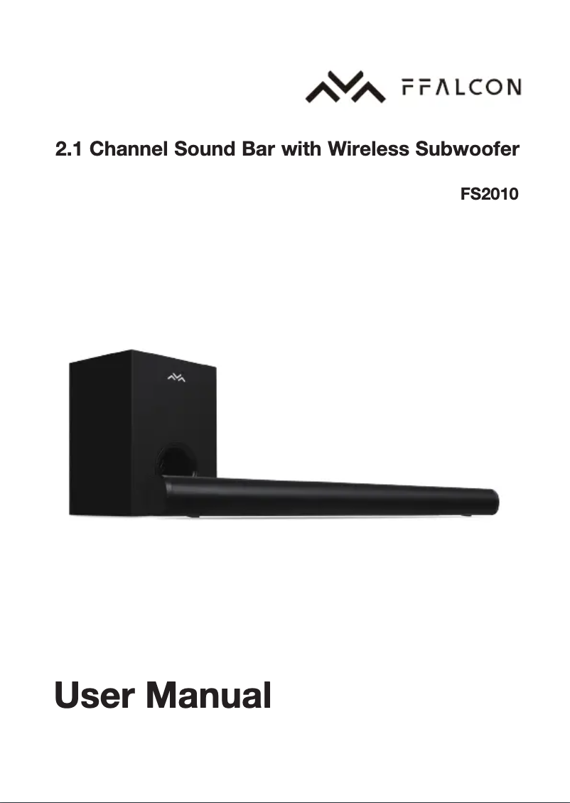 Image de la première page du manuel de l'appareil FS2010