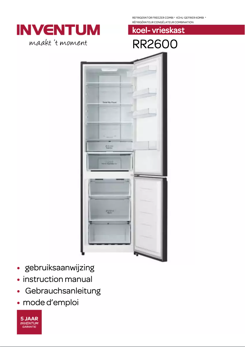 Page n°1 - Manuel utilisateur Inventum RR2600