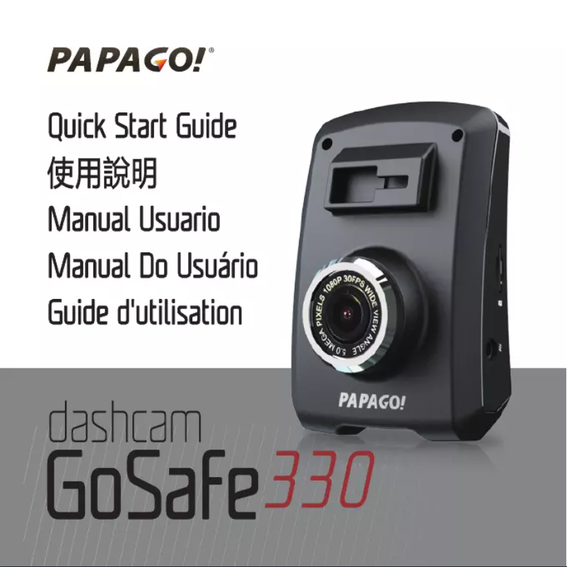 Página 1 del manual Manual de usuario Papago GoSafe 330