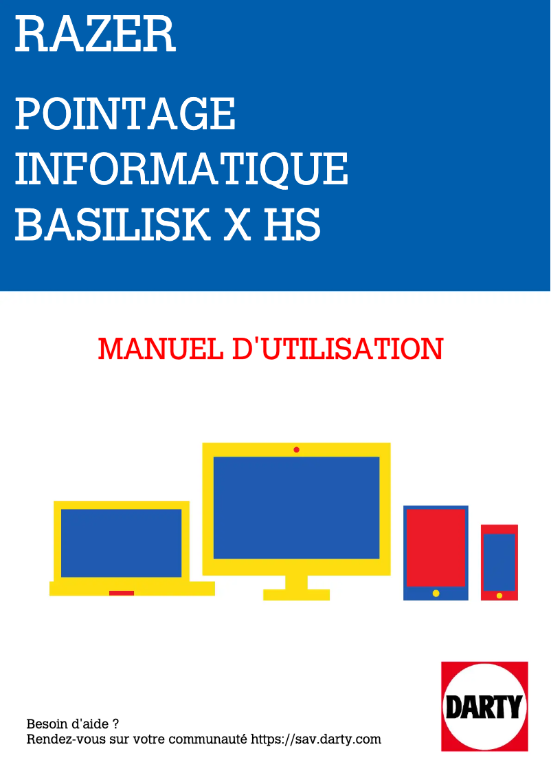 Image de la première page du manuel de l'appareil Basilisk X HS