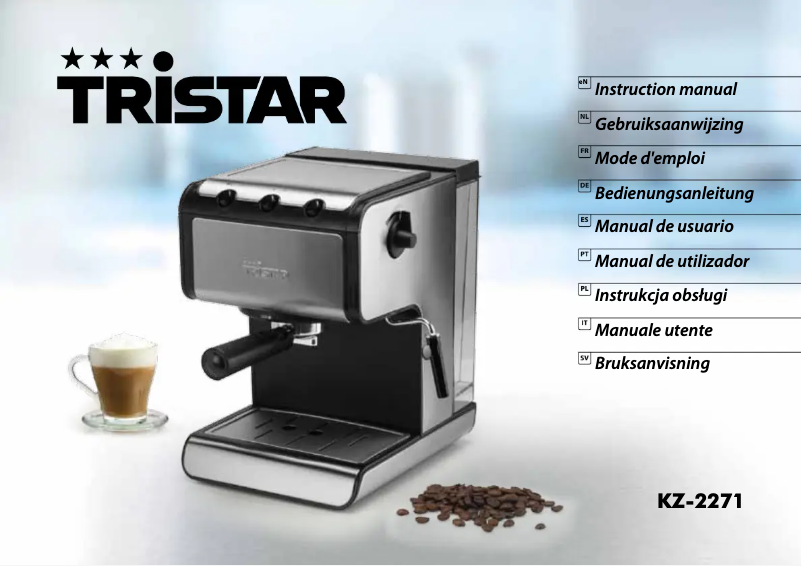 Image de la première page du manuel de l'appareil KZ-2271