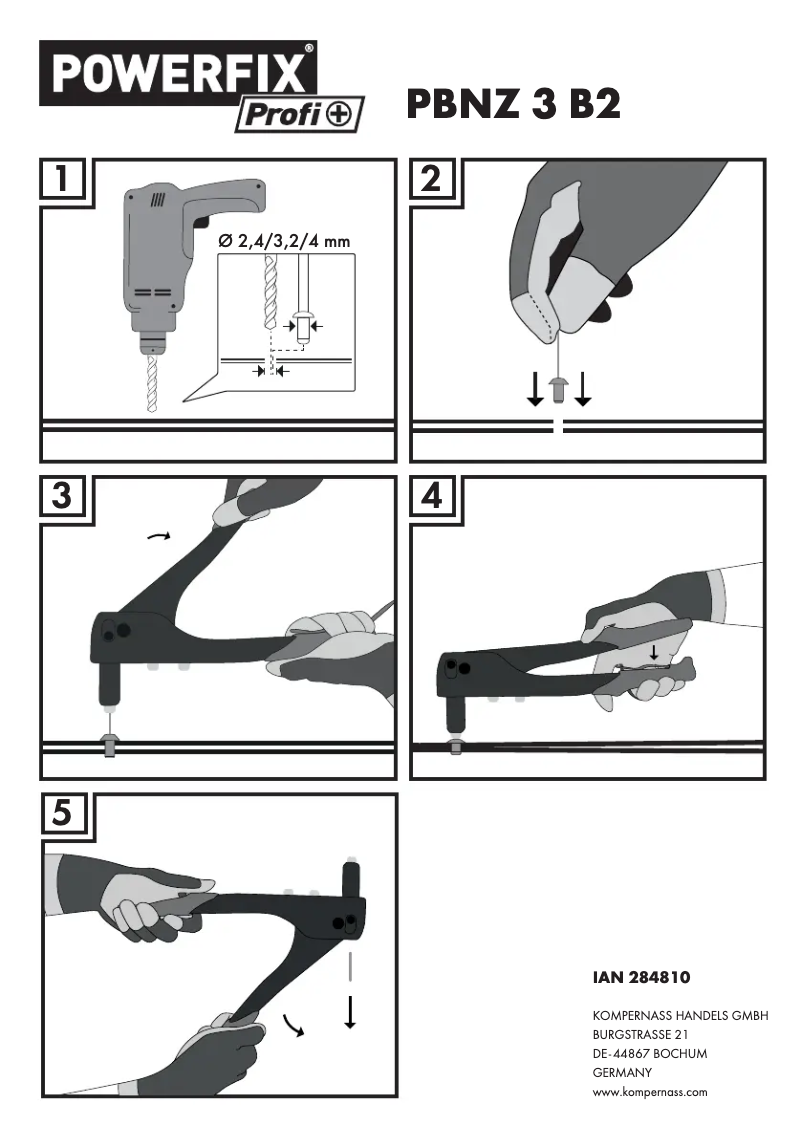 Page n°1 - Manuel utilisateur Powerfix PBNZ 4 B3